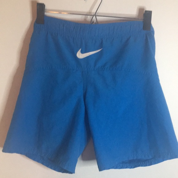 NIKE SWIM/BOARD SHORTS SIZE S TIE WAISTBAND EMBROIDERED LOGOS - Picture 4 of 7